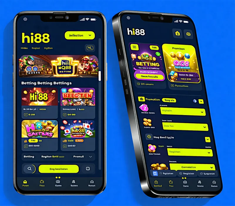 Hình ảnh ứng dụng Hi88 trên điện thoại di động