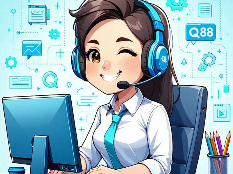 Hình ảnh minh họa đội ngũ hỗ trợ kỹ thuật chuyên nghiệp của QQ88